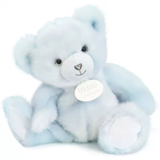 Мягкая игрушка DOUDOU Медвежонок голубой 30 см (DC3561) - 1