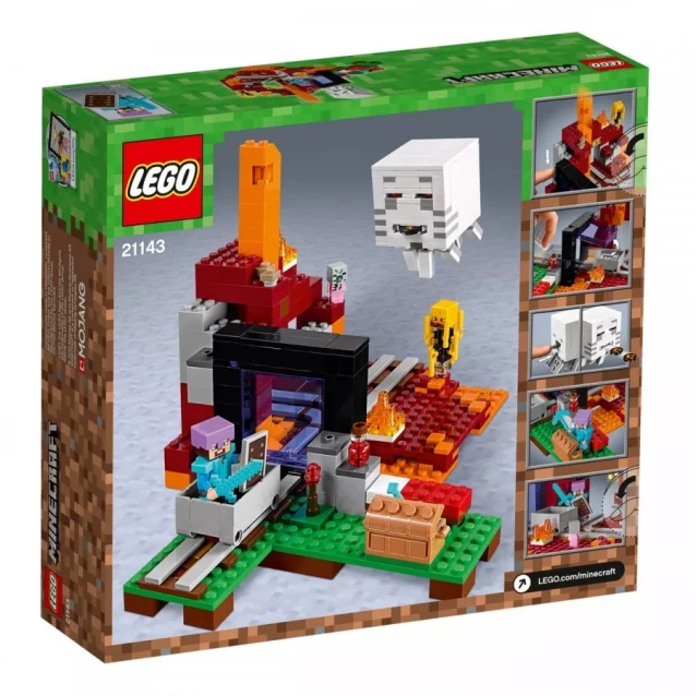 Конструктор Lego Minecraft Портал в Нижний мир (21143) - 3