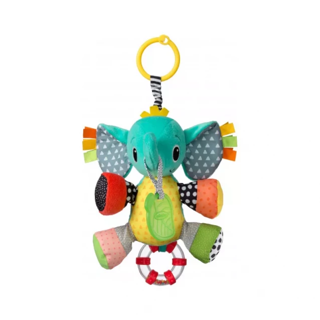 INFANTINO Іграшка м'яка навісна з прорізувачем "Слоненя", 005378I - 2