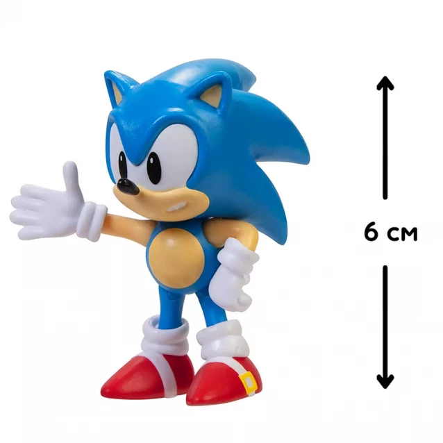 Фигурка с артикуляцией Sonic the Hedgehog Классический Соник 6 см (40687i-RF1) - 3