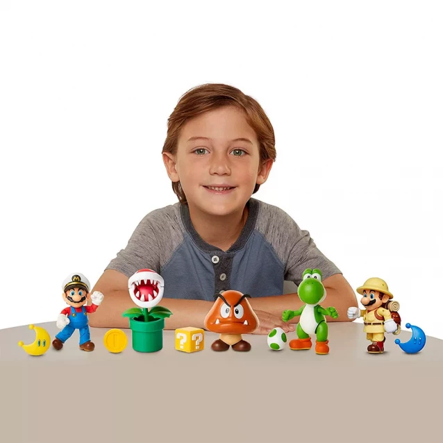 Фигурка с артикуляцией Super Mario Зеленый Йоши 10 см (68522-RF1) - 7