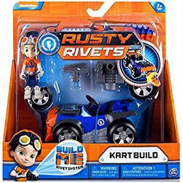 Rusty Rivets фигурка с машинкой 2 вида - 1