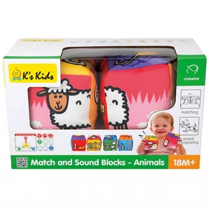 Кубики K's Kids Тварини музичні (KA10755-GB) для малюків