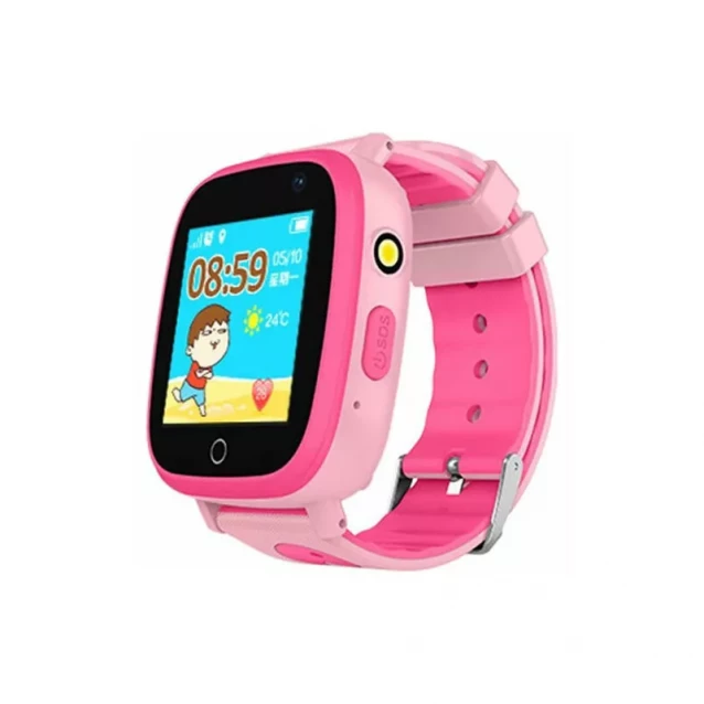 GOGPS ME Детские телефон-часы с GPS трекером GOGPS ME K14 Розовые - 1