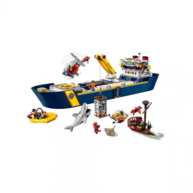 Конструктор LEGO City Океан: научно-исследовательский корабль (60266) - 11