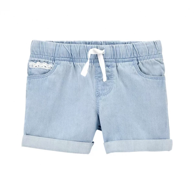Джинсовые шорты для девочки (105-112cm) 2L702310_5T - 1