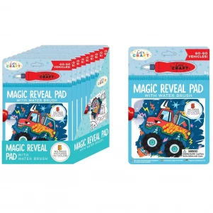 Водні розмальовки Lets Craft Магічні перетворення Транспортні засоби в асортименті (MRP012) дитяча іграшка