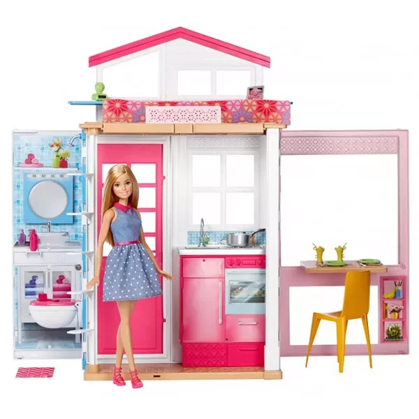 Портативний будиночок Barbie з лялькою - 5