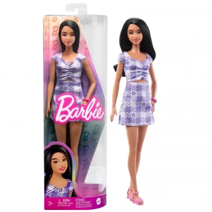 Лялька Barbie Модниця у ніжній сукні з фігурним вирізом (HPF75)  лялька Барбі