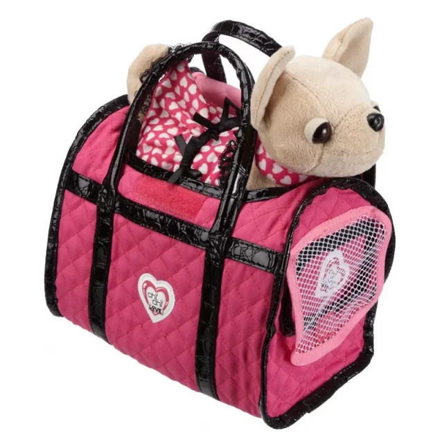 CCL Собачка Чихуахуа Розовая мечта с ковриком и сумочкой , 20см, 5+ - 2