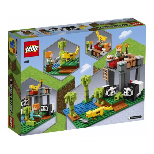 Конструктор Lego Minecraft Розплідник панд (21158) - 10