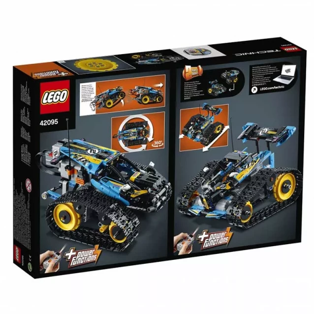 Конструктор LEGO Technic Каскадерський гоночний автомобіль на р/к (42095) - 2