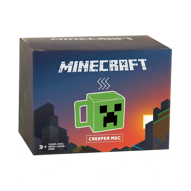 JINX Minecraft Кружка Plastic Creeper Face Mug-N/A-Green (пластикова) - 3