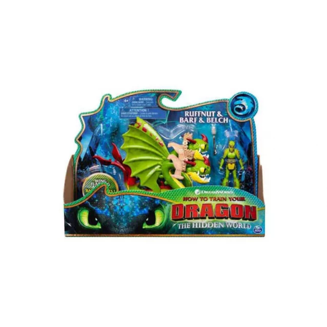 SPIN MASTER DRAGON Как приручить дракона 3: набор из дракона Барса и Вепря и всадника Забияки - 1