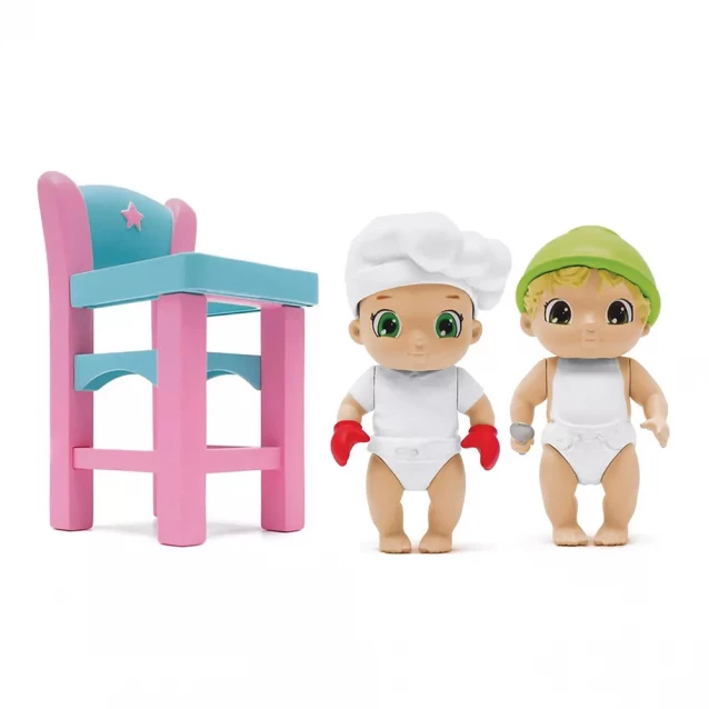 Baby Secrets Игровой набор со стульчиком для кормления - 2