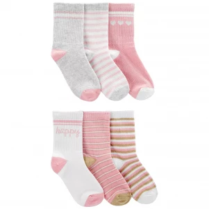 Набір шкарпеток для дiвчинки Carter's 128-155 см 6 шт (3N111210_8-14) - для дітей