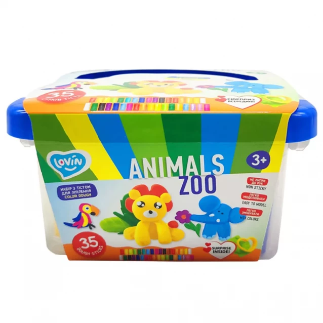 Тесто для лепки Lovin Zoo animals (41221) - 1