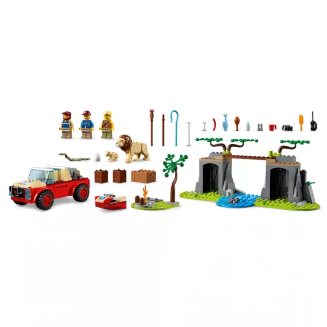 Конструктор LEGO City Позашляховик для порятунку диких тварин (60301) - 6