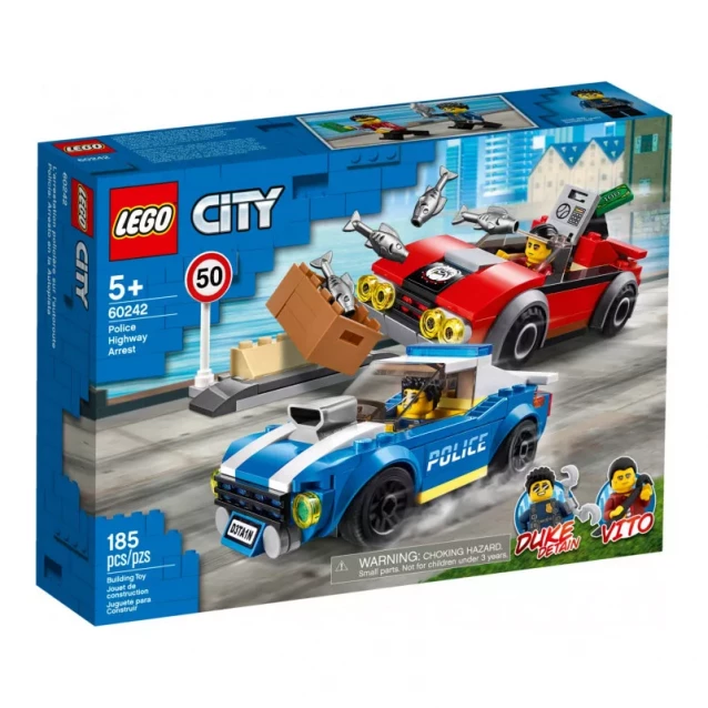 Конструктор LEGO City Police Арест на шоссе (60242) - 1
