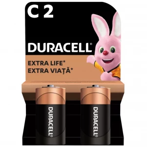 Батарейки лужні Duracell C 2 шт (5006001/5014436) дитяча іграшка