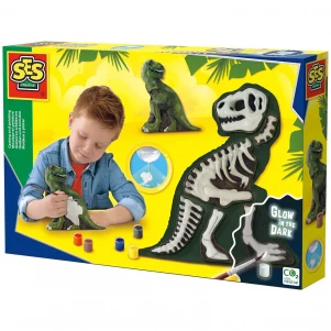 Набір для створення фігурки Ses Creative -ТІ-Рекс зі скелетом (334228) дитяча іграшка