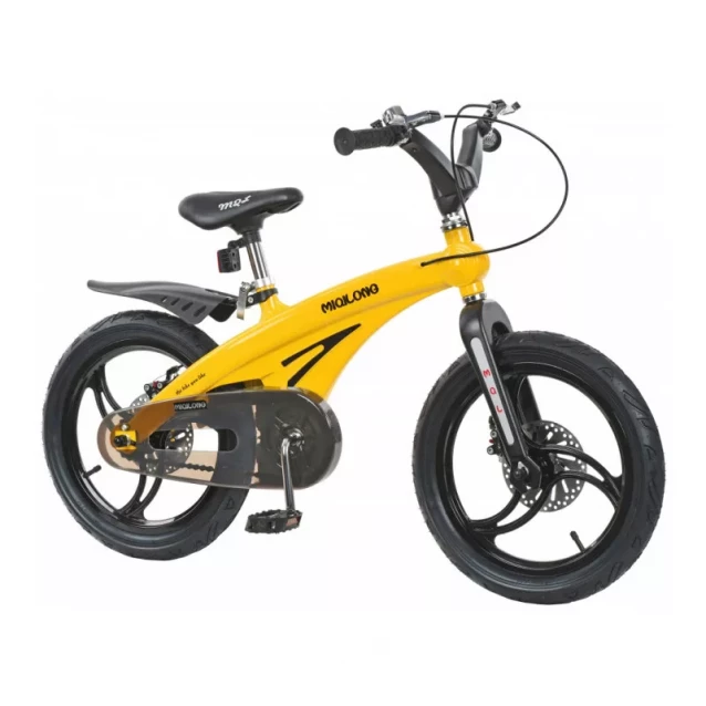 MIQILONG Дитячий велосипед GN Жовтий 16` MQL-GN16-Yellow - 5