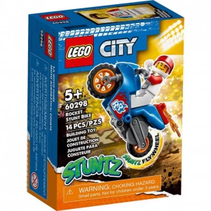 Конструктор LEGO CITY STUNTZ Каскадерський мотоцикл-ракета (60298) ЛЕГО Сіті Стантз