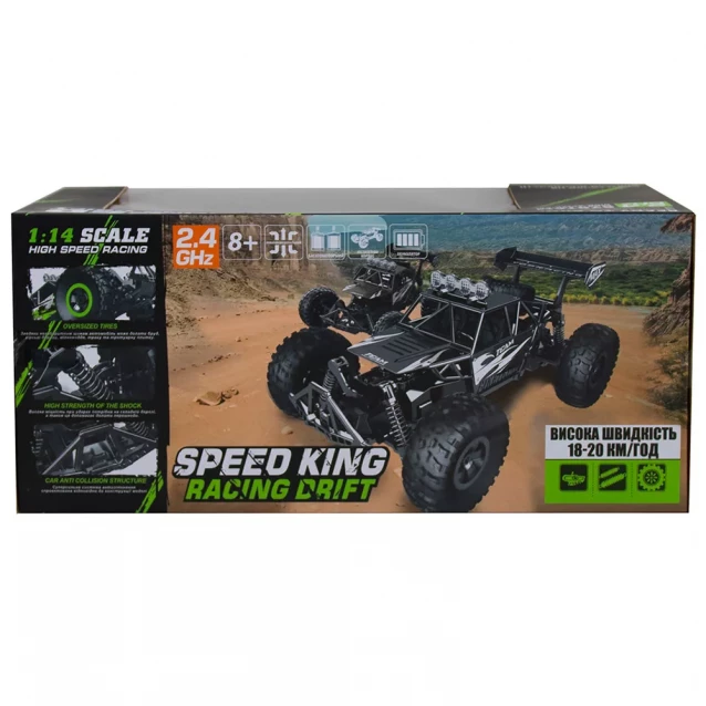 Машинка Sulong Toys Off-Road Crawler Speed King 1:14 на радиоуправлении (SL-153RHMGR) - 13