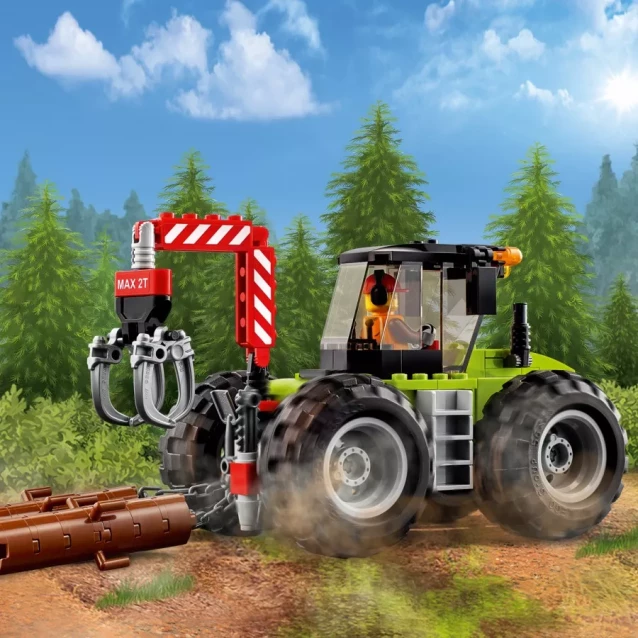 Конструктор LEGO City Лесоповальный Трактор (60181) - 4