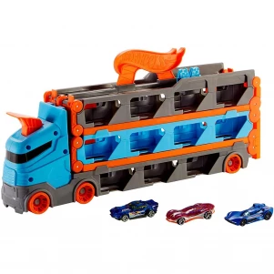 Вантажівка-транспортер Hot Wheels "Суперперегони" (GVG37) дитяча іграшка