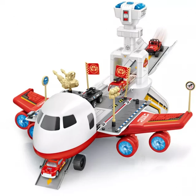 Игровой набор Lunatik Самолет трансформер пожарный (LNK-FLF5673) - 1