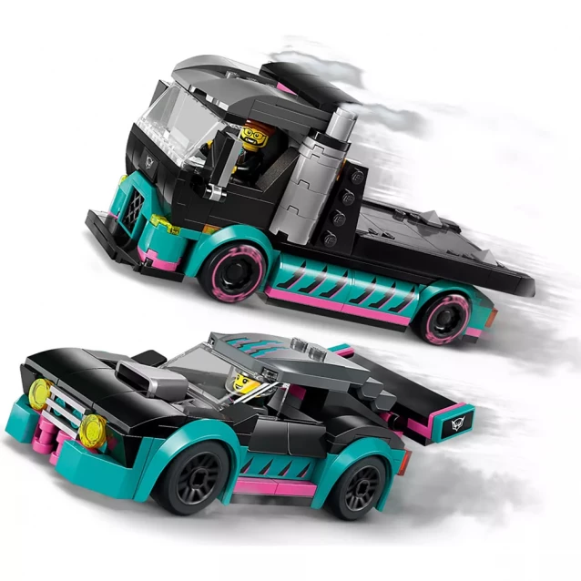 Конструктор LEGO City Автомобіль для перегонів й автовоз (60406) - 5