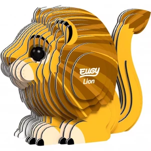 Збірна 3D модель Eugy Зоопарк Лев (XEG-070) дитяча іграшка