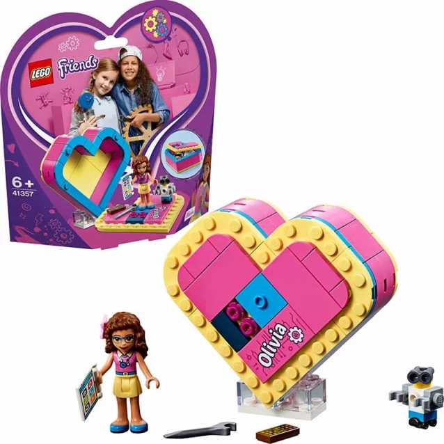 Конструктор LEGO Friends Конструктор Коробка-Серце З Олівією (41357) - 3