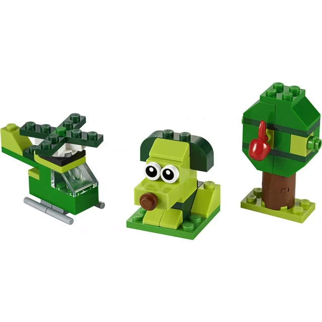Конструктор Lego Classic Зелені Кубики Для Творчості (11007) - 2