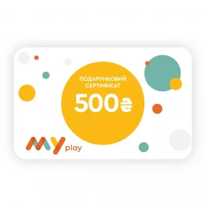 Электронный сертификат MYplay 500 грн