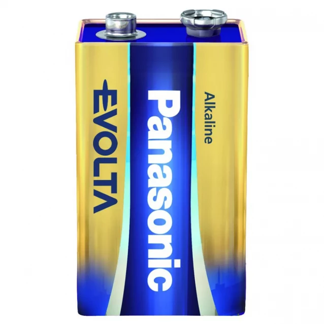 PANASONIC Батарейка Panasonic EVOLTA лужна 6LR61(6LF22, MN1604, MX1604) блістер, 1 шт. 6LR61EGE/1BP - 2