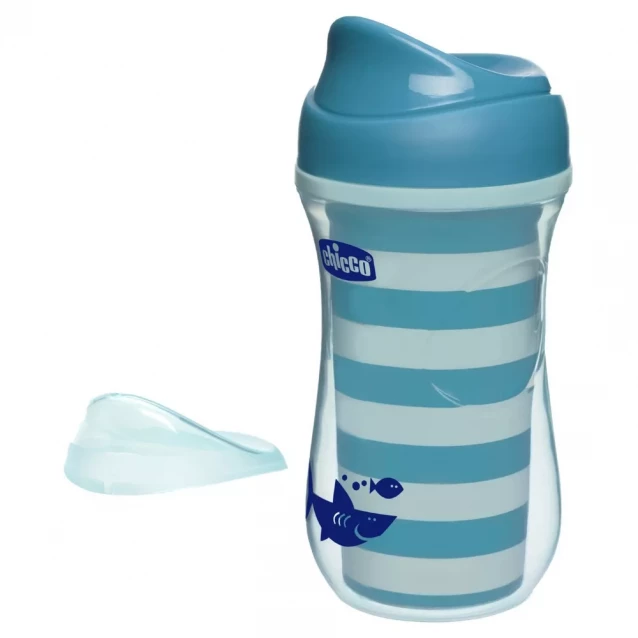 Чашка пластикова для пиття "Active Cup" 200мл. від 14 місяців (блакитна) - 2