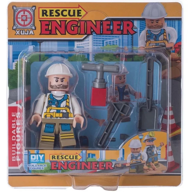 Конструктор Rescue engineer фигурка и аксессуары 6 видов - 6