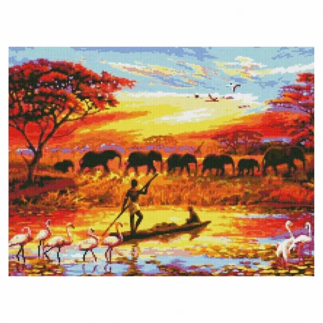 Алмазная картина Strateg Жизнь Африки 50х60 см (HA0002) - 1