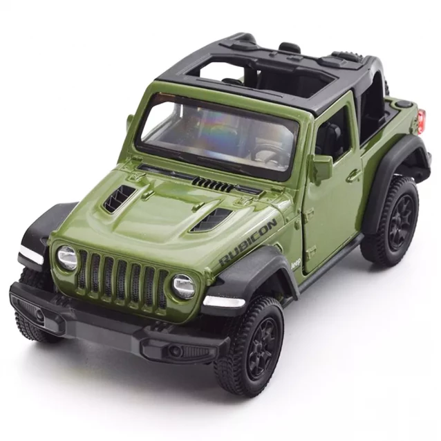 Автомодель TechnoDrive Jeep Wrangler Rubicon 2021 зеленый (250339U) - 1
