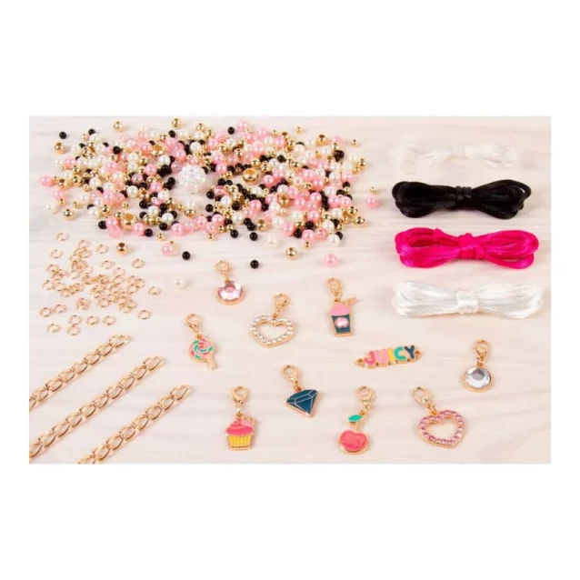 Набір для створення шарм-браслетів MAKE IT REAL Juicy Couture Рожевий зорепад кулон (MR4408) - 3