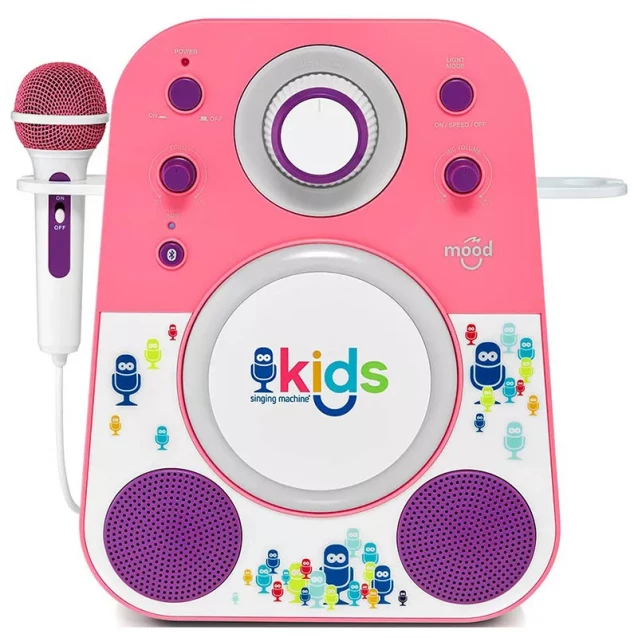 Акустична система з мікрофоном для караоке Sing-Along Bluetooth (Pink),SMK250PP - 1