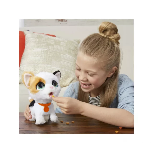 Интерактивная игрушка-каталка FurReal Friends Шаловливый питомец Большой котенок (E8898/E8946) - 5