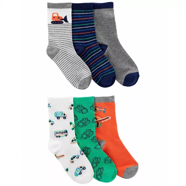 Шкарпетки Carter's для хлопчика 128-155 см 6 шт (3N110610_8-14) - 1