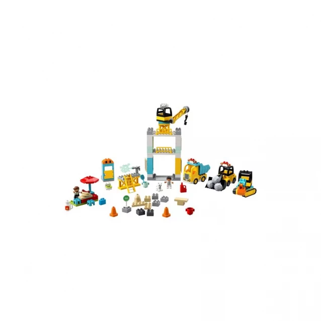 Конструктор LEGO Duplo Подъемный кран и строительство (10933) - 4
