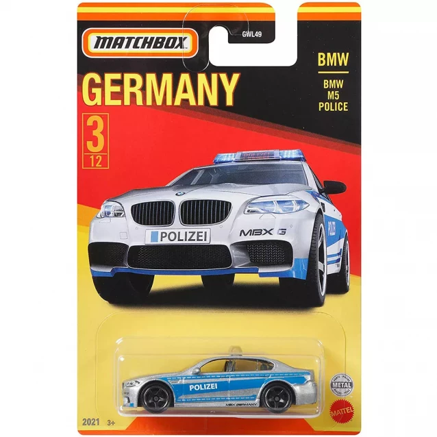 MATCHBOX Машинка "Шедеври автопрому Німеччини" MATCHBOX (в ас.) GWL49 - 6