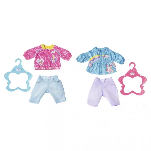 Набор одежды для куклы BABY BORN - КЭЖУАЛ СЕСТРИЧКИ (розовый) - 2