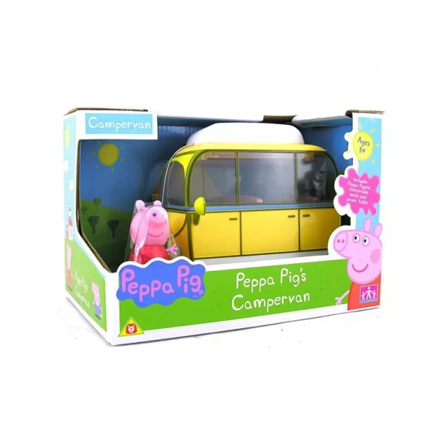 Игровой набор Peppa - ВЕСЕЛЫЙ КЕМПИНГ (автобус, фигурка Пеппы) - 2