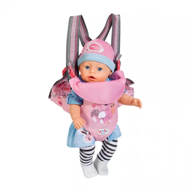 Рюкзак-кенгуру для куклы Baby Born День Рождения Рядом с мамой (832462) - 3